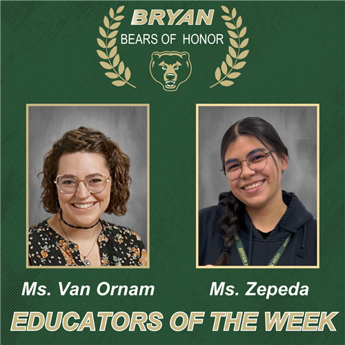 Ms. Van Ornam Ms.Zepeda